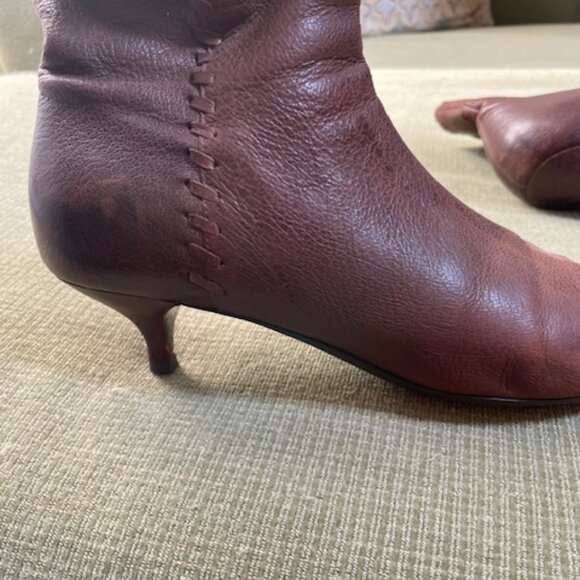 Prada brown leather ankle boot 38EUR - Picture 8 of 14